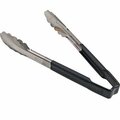 Edlund Tongs, Scallop , 9.5", Blk Hdl 31015
